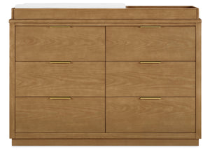 Delta Children Forever 6 Drawer Dresser Naturals Collection Grey Maisonette