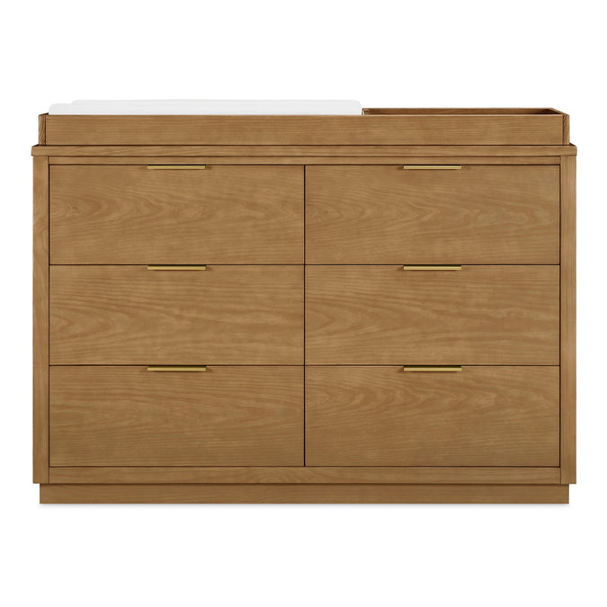 DCB: Acorn (755) 6-Forever 6 Drawer Dresser with Interlocking Drawers - Naturals Collection