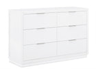 Forever 6 Drawer Dresser with Interlocking Drawers - Classic Collection 8-Forever 6 Drawer Dresser with Interlocking Drawers - Classic Collection
