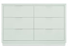 Light Sage (389) 19-Forever 6 Drawer Dresser with Interlocking Drawers - Classic Collection