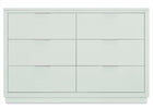 Light Sage (389) 11-Forever 6 Drawer Dresser with Changing Top and Interlocking Drawers - Classic Collection