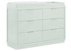 Light Sage (389) 22-Forever 6 Drawer Dresser with Interlocking Drawers - Classic Collection