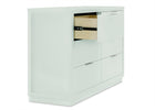 Light Sage (389) 12-Forever 6 Drawer Dresser with Changing Top and Interlocking Drawers - Classic Collection