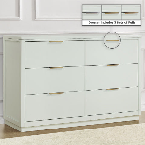 Forever 6 Drawer Dresser with Interlocking Drawers - Classic Collection