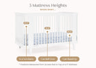 Bianca White (130) 5-Noah 4-in-1 Convertible Crib