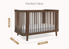 Teak Brown (1526) 32-Noah 4-in-1 Convertible Crib