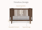 Teak Brown (1526) 31-Noah 4-in-1 Convertible Crib