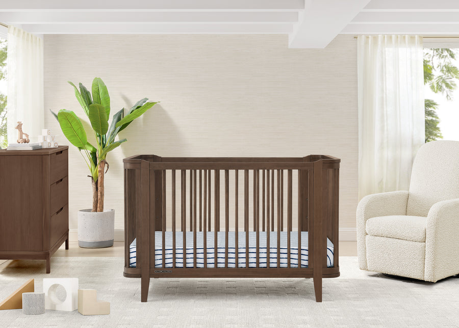 Teak Brown (1526) 26-Noah 4-in-1 Convertible Crib