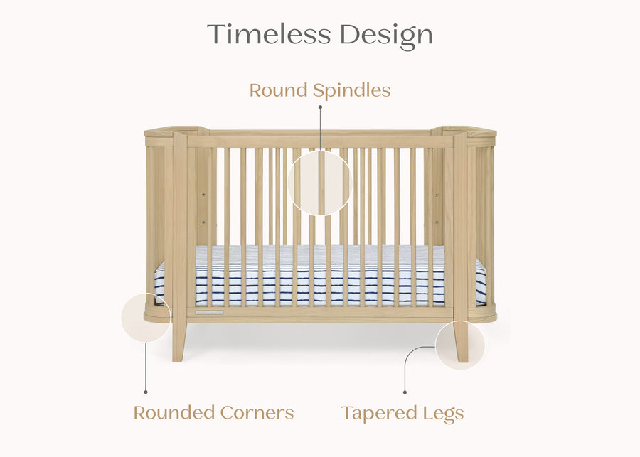 Natural Sandstone (1544) 21-Noah 4-in-1 Convertible Crib