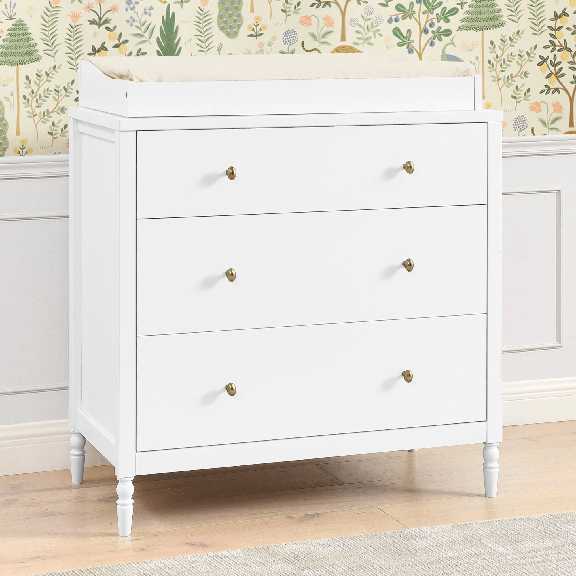 Serena 3 Drawer Dresser with Changing Top and Interlocking