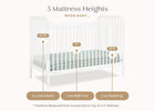 Bianca White (130) 5-Serena 4-in-1 Convertible Crib