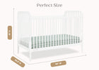 Bianca White (130) 7-Serena 4-in-1 Convertible Crib