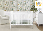 Bianca White (130) 2-Serena 4-in-1 Convertible Crib
