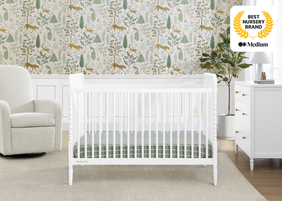 Bianca White (130) 2-Serena 4-in-1 Convertible Crib