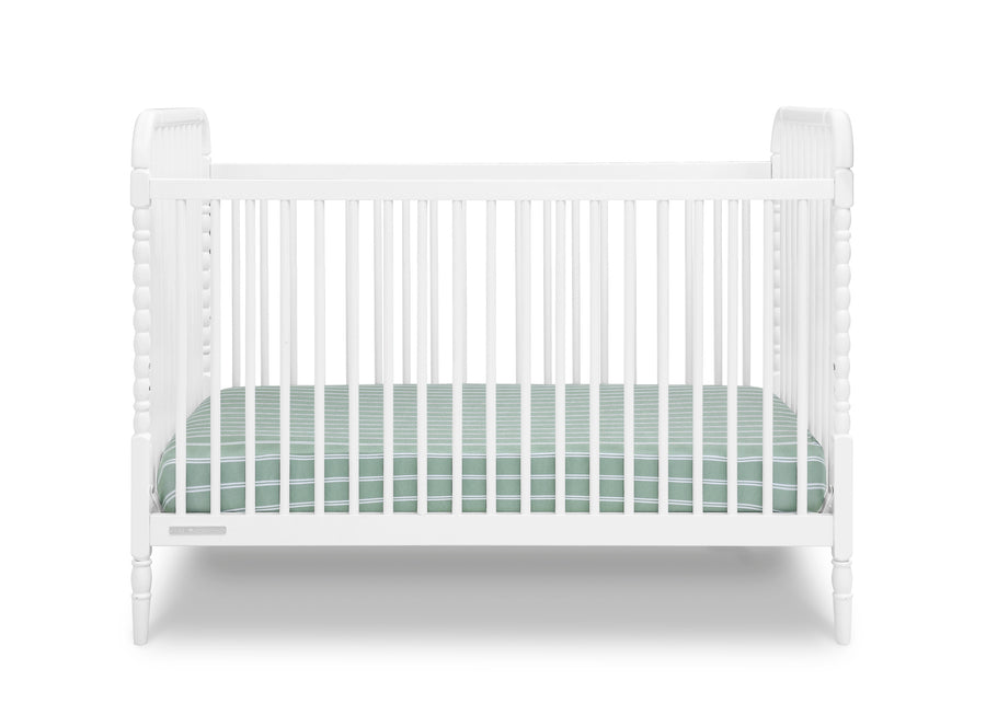 Bianca White (130) 9-Serena 4-in-1 Convertible Crib