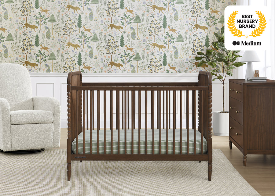 Teak Brown (1526) 33-Serena 4-in-1 Convertible Crib