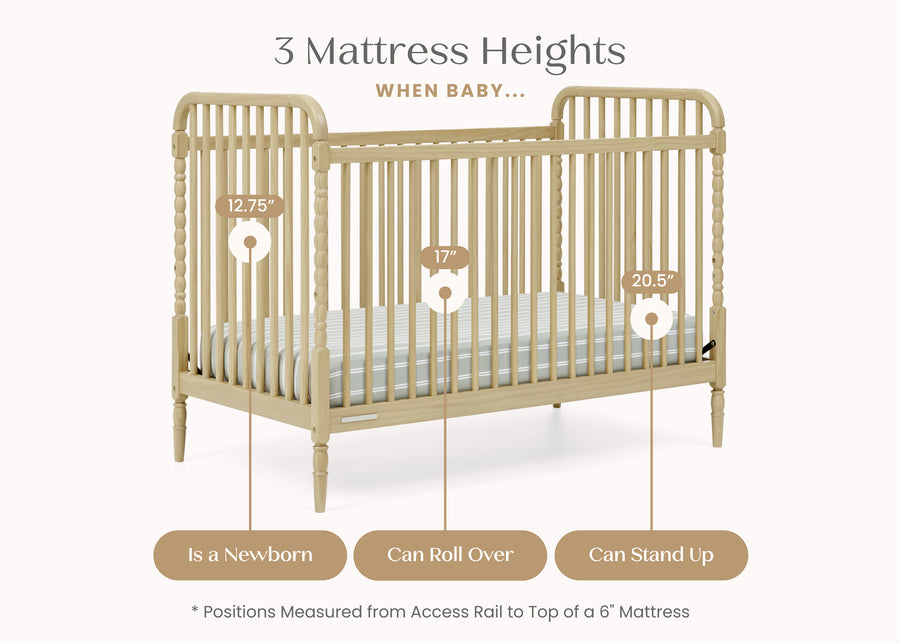 Natural Sandstone (1544) 21-Serena 4-in-1 Convertible Crib