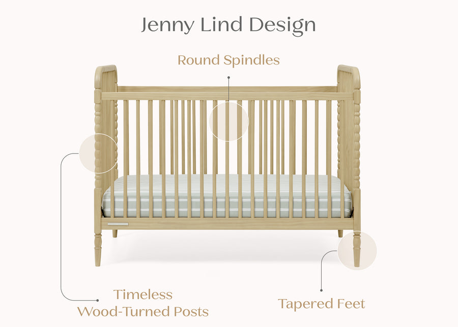 Natural Sandstone (1544) 22-Serena 4-in-1 Convertible Crib