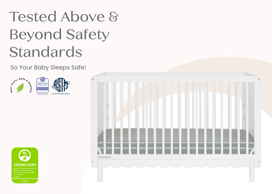 Bianca White (130) 23-William 4-in-1 Convertible Crib - Greenguard Gold Certified