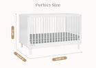 Bianca White (130) 22-William 4-in-1 Convertible Crib - Greenguard Gold Certified