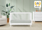 Bianca White (130) 17-William 4-in-1 Convertible Crib - Greenguard Gold Certified