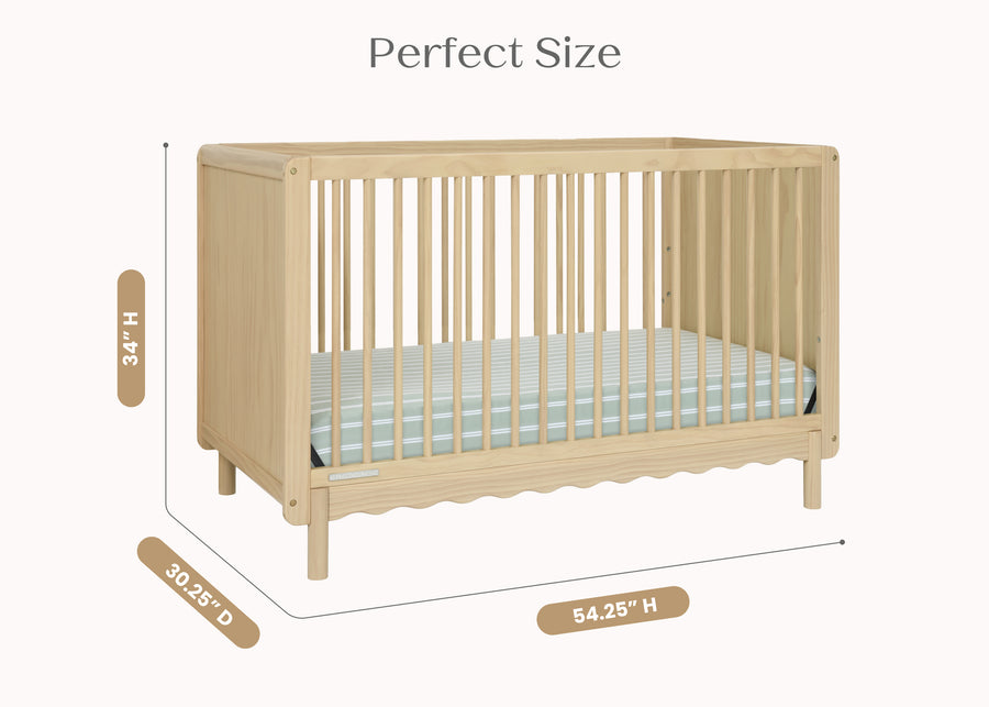 Natural Sandstone (1544) 7-William 4-in-1 Convertible Crib - Greenguard Gold Certified