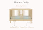 Natural Sandstone (1544) 6-William 4-in-1 Convertible Crib - Greenguard Gold Certified