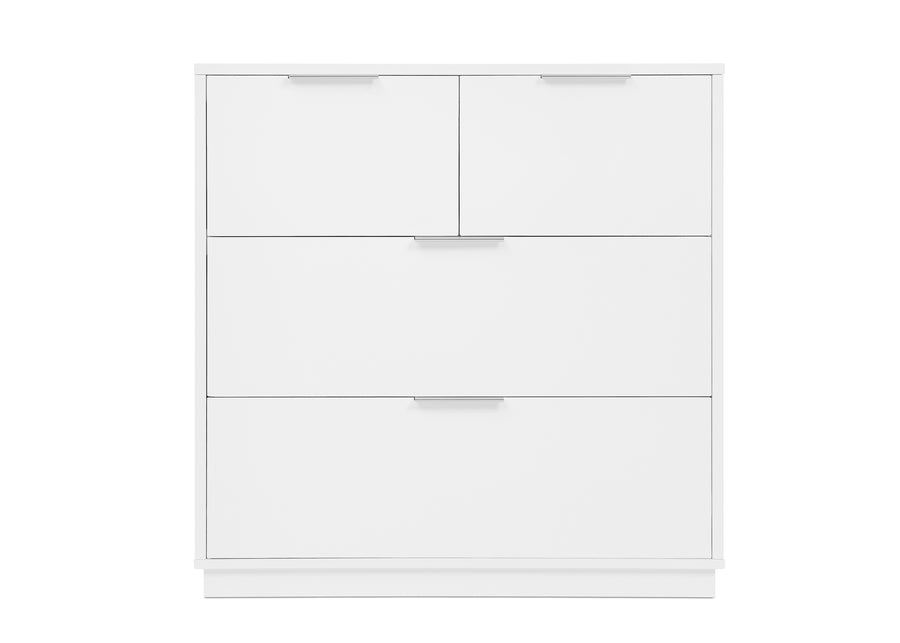 Bianca White (130) 105-Forever 4 Drawer Dresser with Changing Top and Interlocking Drawers - Naturals Collection