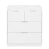 DCB: Bianca White (130) 108-Forever 4 Drawer Dresser with Changing Top and Interlocking Drawers - Naturals Collection
