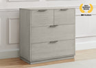 Rustic Mist (1373) 53-Forever 4 Drawer Dresser with Changing Top and Interlocking Drawers - Naturals Collection