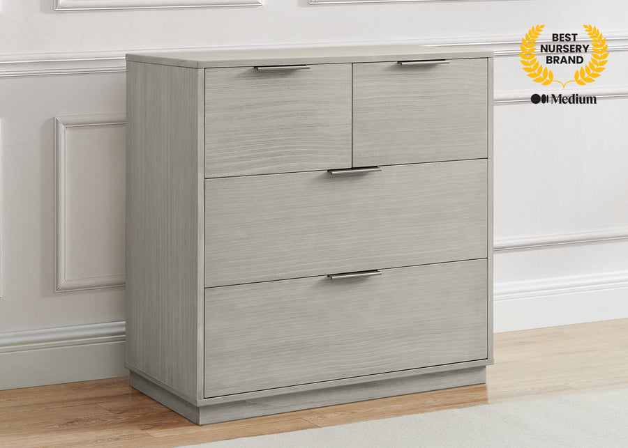 Rustic Mist (1373) 53-Forever 4 Drawer Dresser with Changing Top and Interlocking Drawers - Naturals Collection