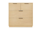Natural Sandstone (1544) 46-Forever 4 Drawer Dresser with Changing Top and Interlocking Drawers - Naturals Collection