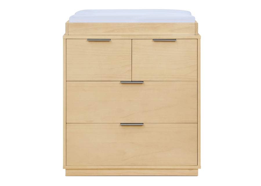 Forever 4 Drawer Dresser with Changing Top and Interlocking Drawers - Naturals Collection 51-Forever 4 Drawer Dresser with Changing Top and Interlocking Drawers - Naturals Collection