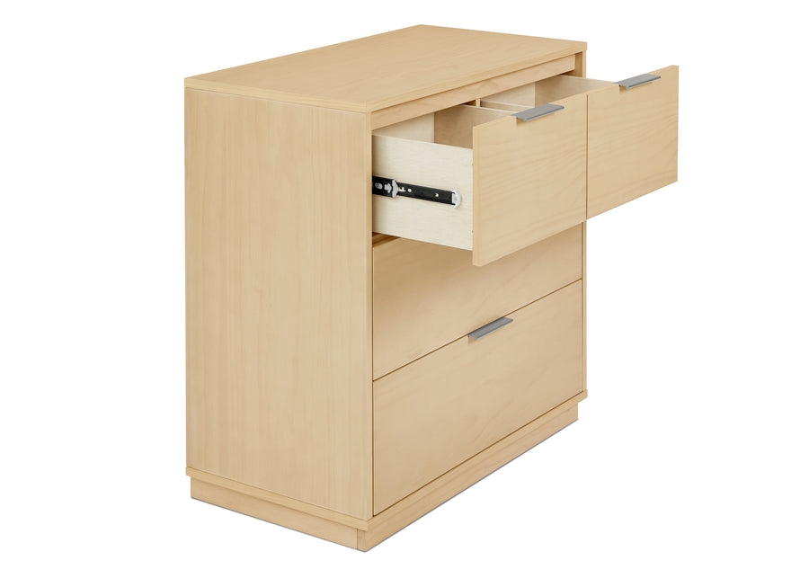 Natural Sandstone (1544) 47-Forever 4 Drawer Dresser with Changing Top and Interlocking Drawers - Naturals Collection