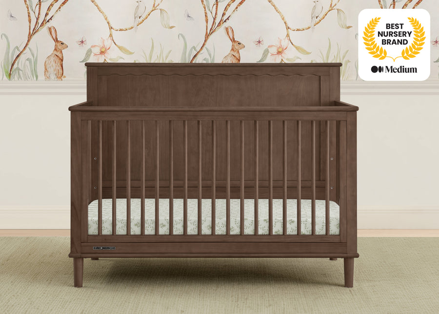 Teak Brown (1526) 18-Penelope 6-in-1 Convertible Crib