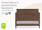 Teak Brown (1526) 27-Penelope 6-in-1 Convertible Crib