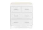 Classic 4 Drawer Dresser with Changing Top and Interlocking Drawers 16-Classic 4 Drawer Dresser with Changing Top and Interlocking Drawers