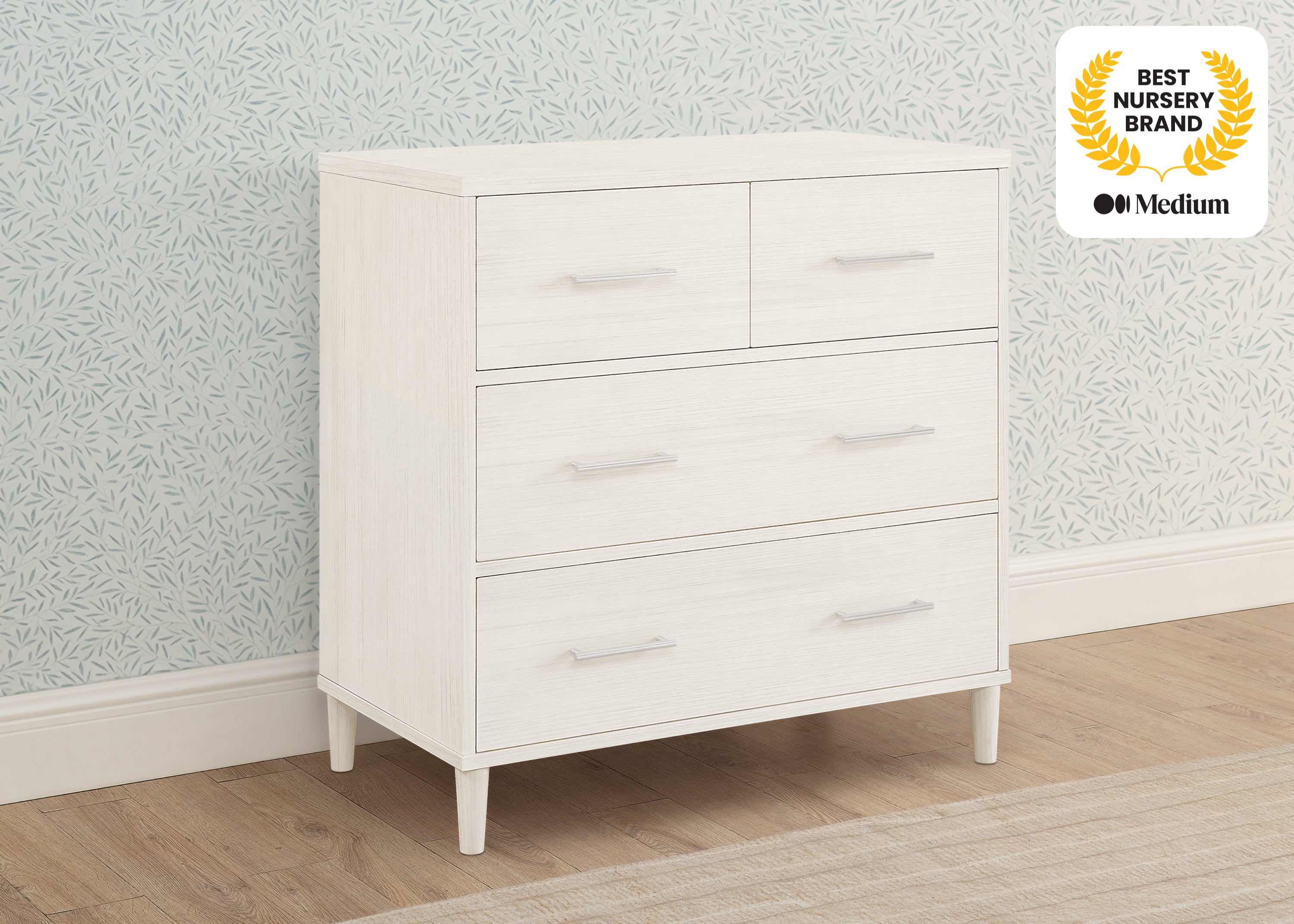 Classic 4 Drawer Dresser with Changing Top and Interlocking
