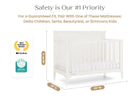 Antique White (1545) 7-Kendall 6-in-1 Convertible Crib