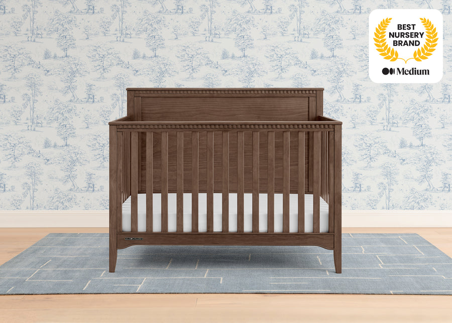 Teak Brown (1526) 20-Kendall 6-in-1 Convertible Crib