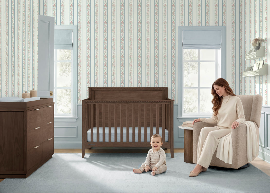 Kendall 6-in-1 Convertible CribTeak Brown (1526)