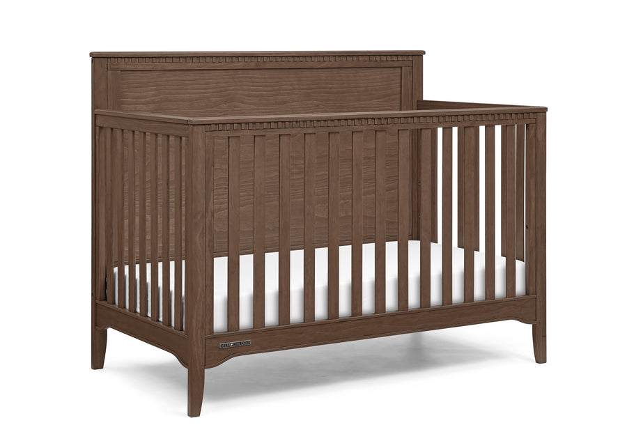 Teak Brown (1526) 28-Kendall 6-in-1 Convertible Crib