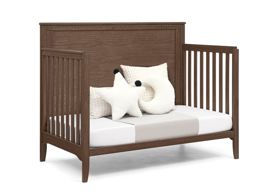 Teak Brown (1526) 30-Kendall 6-in-1 Convertible Crib