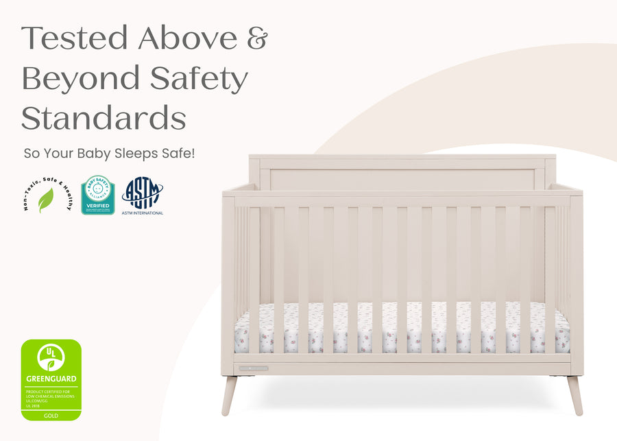 Soft Beige (1560) 24-Lola 6-in-1 Convertible Crib
