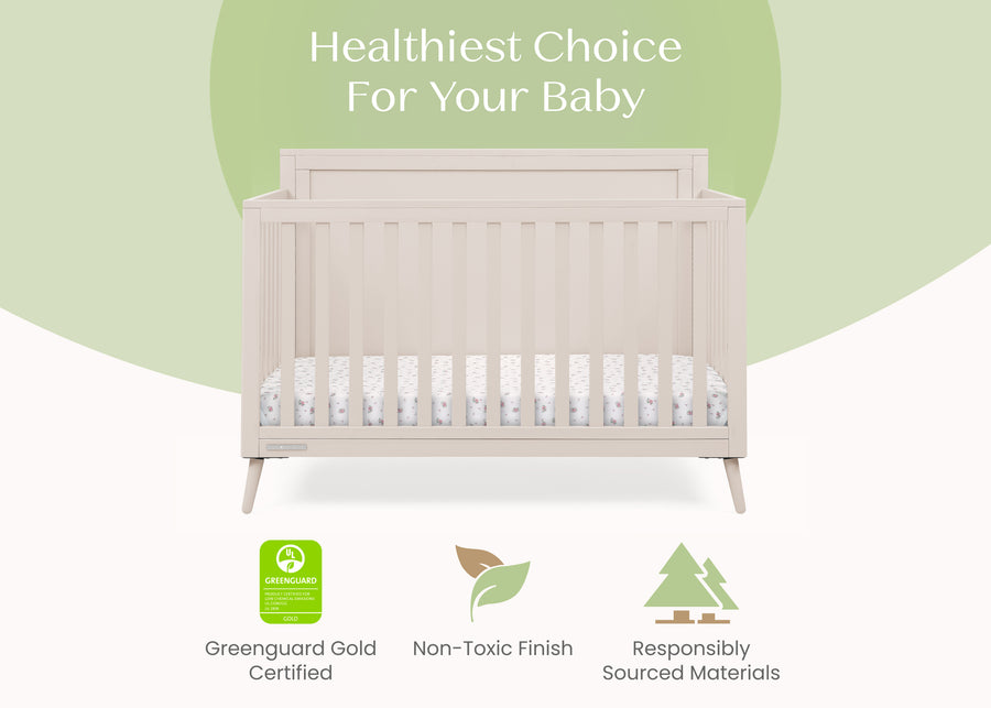 Soft Beige (1560) 21-Lola 6-in-1 Convertible Crib
