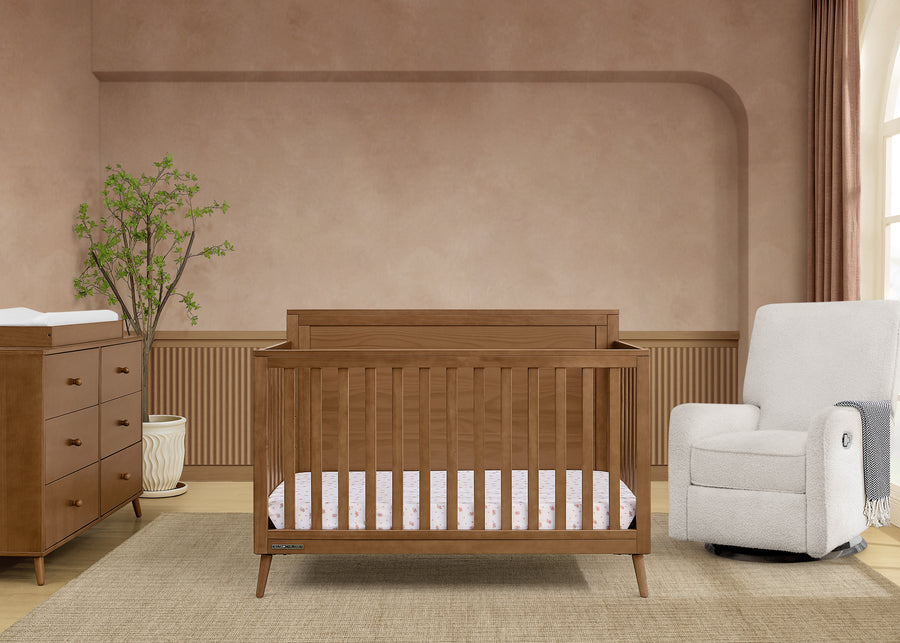 Chestnut (836) 1-Lola 6-in-1 Convertible Crib