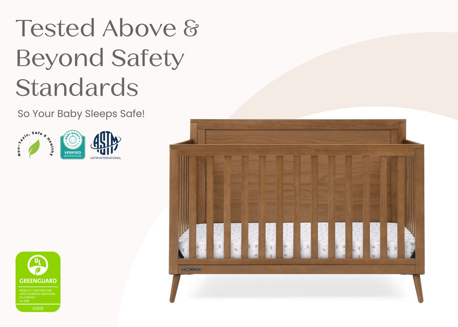 Chestnut (836) 8-Lola 6-in-1 Convertible Crib
