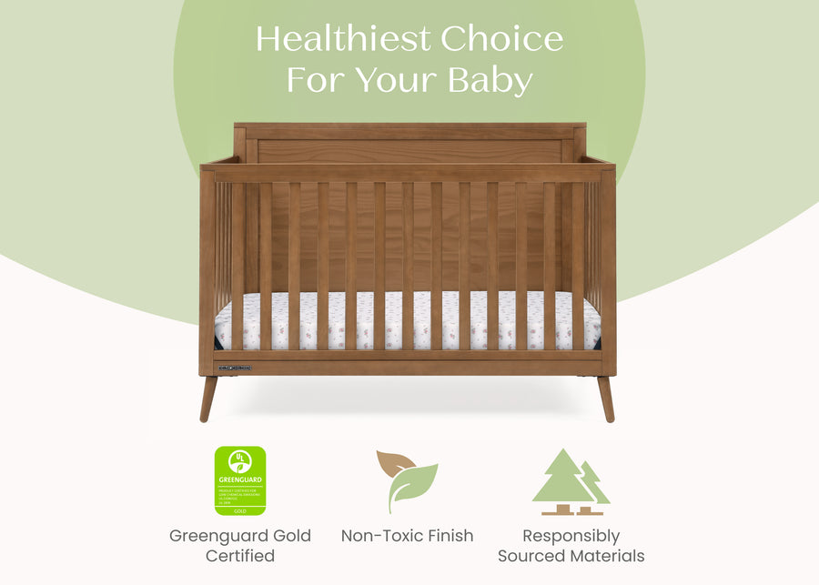 Chestnut (836) 4-Lola 6-in-1 Convertible Crib
