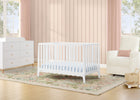 Bianca White (130) 1-Lulu 5-in-1 Convertible Crib