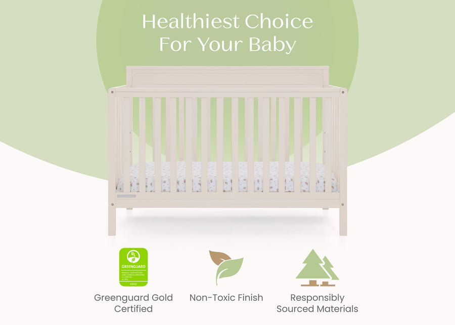 Soft Beige (1560) 4-Isabelle 6-in-1 Convertible Crib